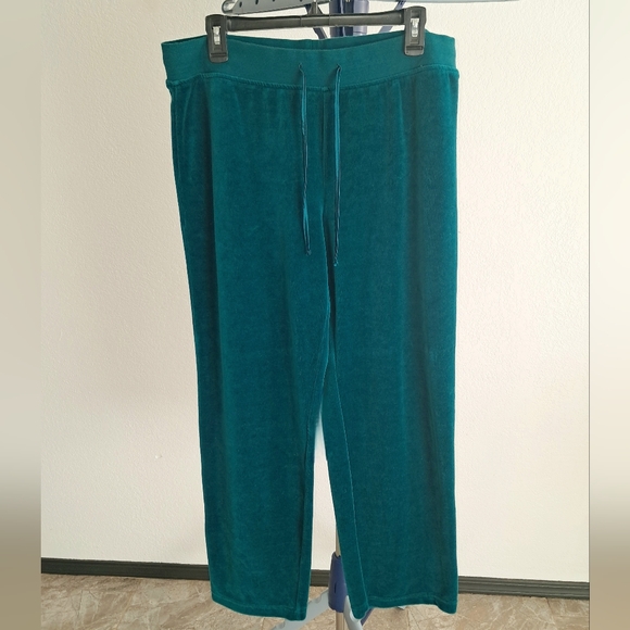 ☃️NWOT Made for Life Large Velour Tracksuit Green Soft Feel - Picture 11 of 14